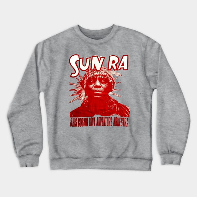 Sun Ra Crewneck Sweatshirt by SPINADELIC